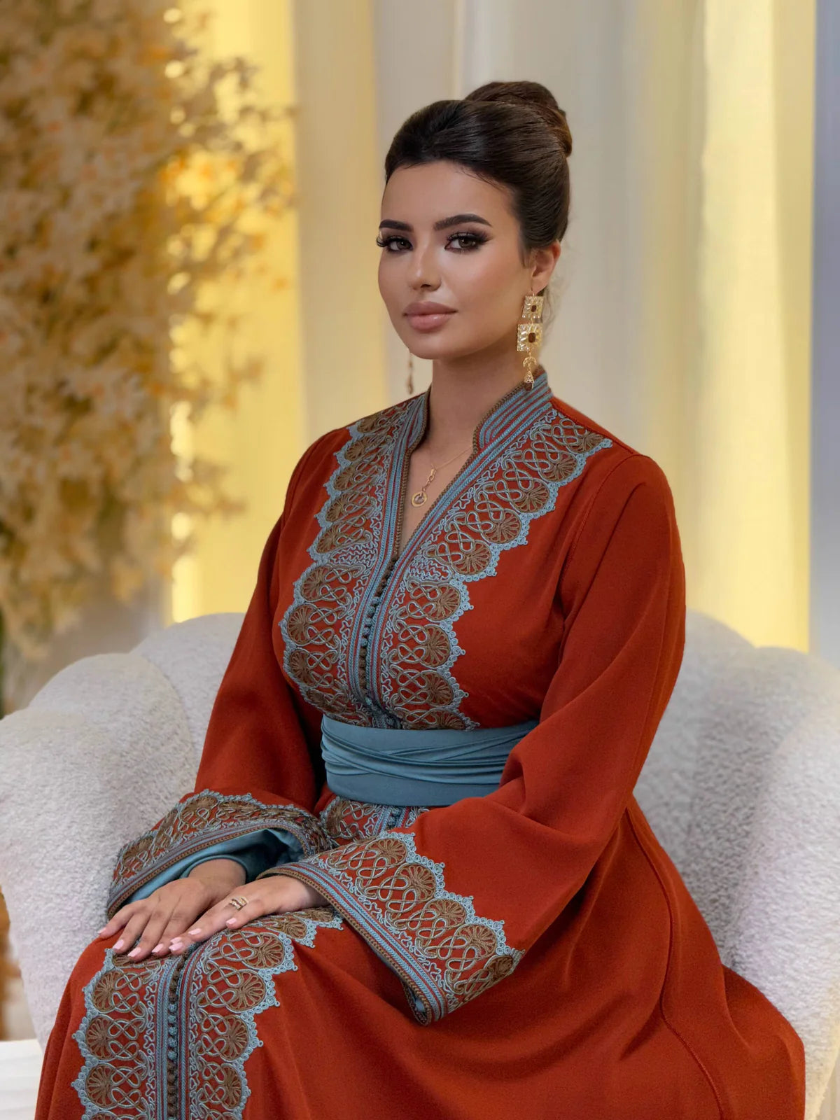 Rawia Kaftan – Handcrafted Moroccan Kaftan Dress