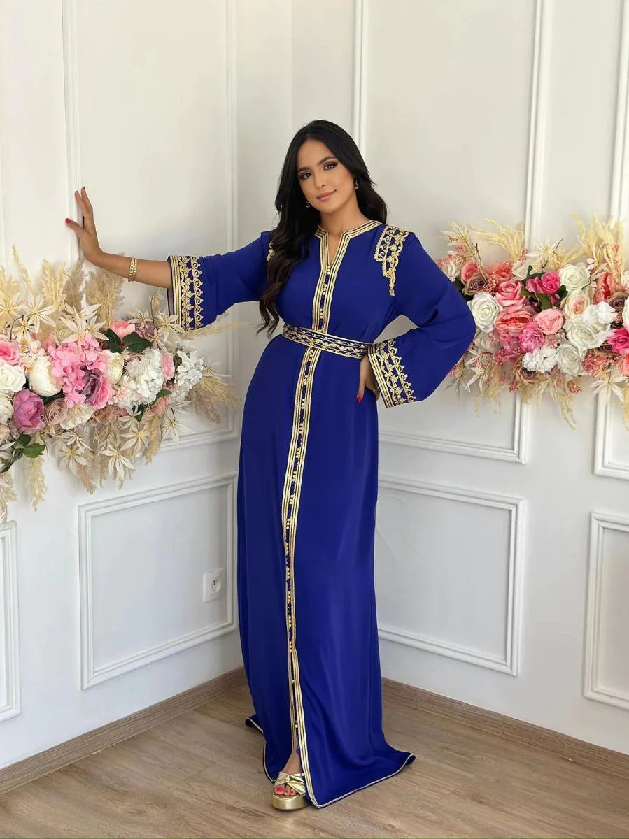 Kaoutar Kaftan – Handcrafted Moroccan Dress