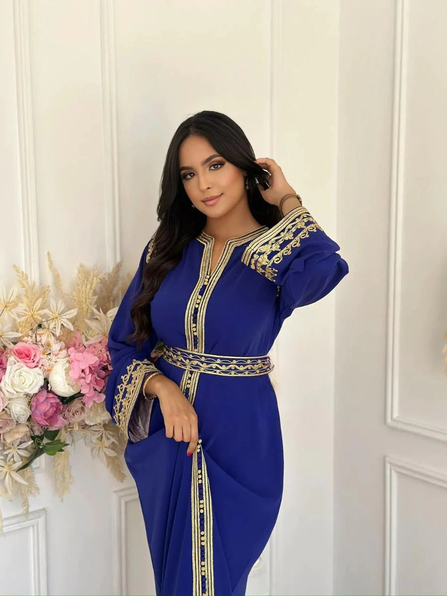 Kaoutar Kaftan – Handcrafted Moroccan Dress