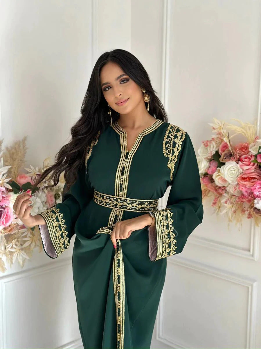 Kaoutar Kaftan – Handcrafted Moroccan Dress
