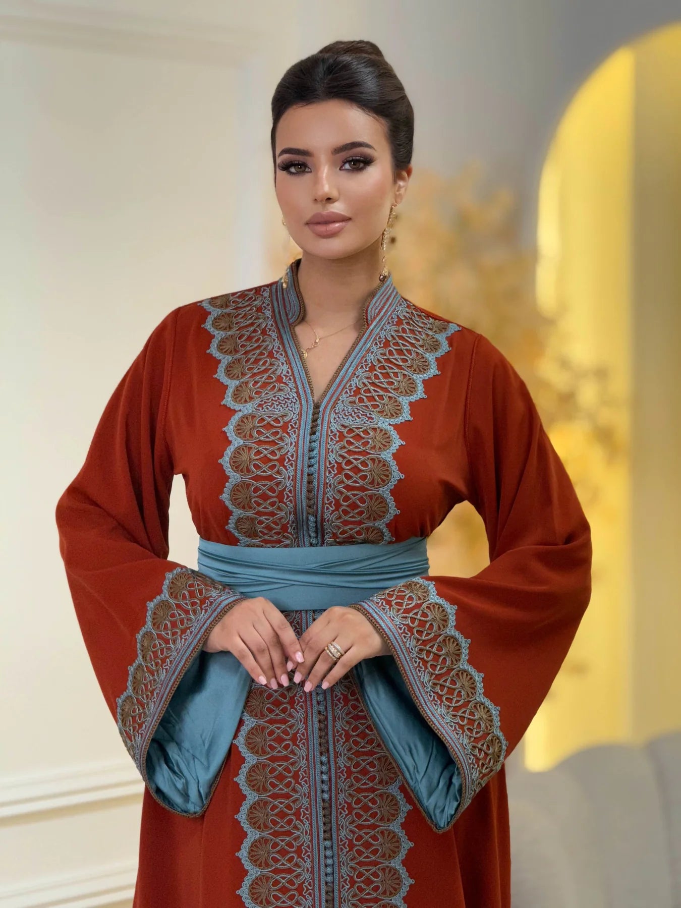 Rawia Kaftan – Handcrafted Moroccan Kaftan Dress