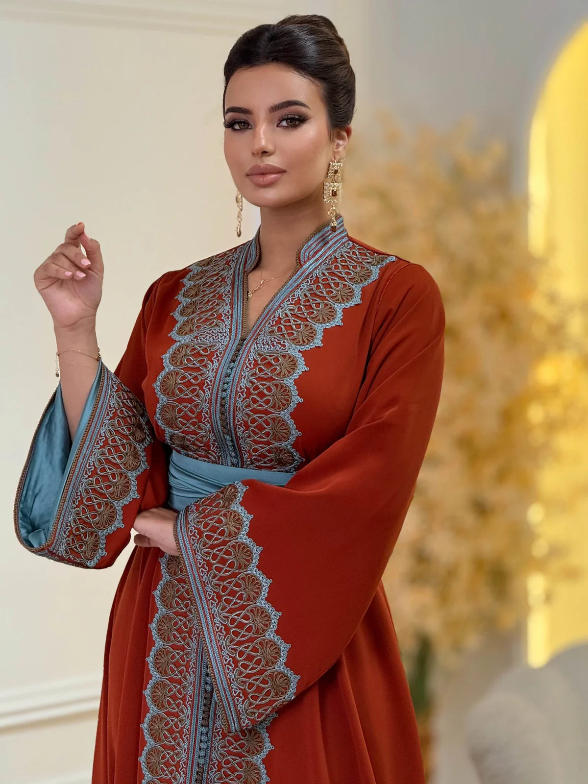 Rawia Kaftan – Handcrafted Moroccan Kaftan Dress