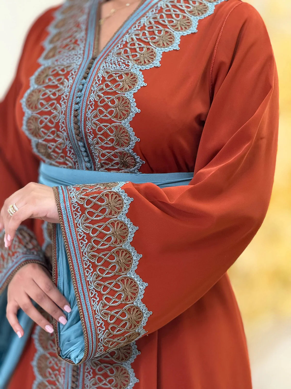 Rawia Kaftan – Handcrafted Moroccan Kaftan Dress