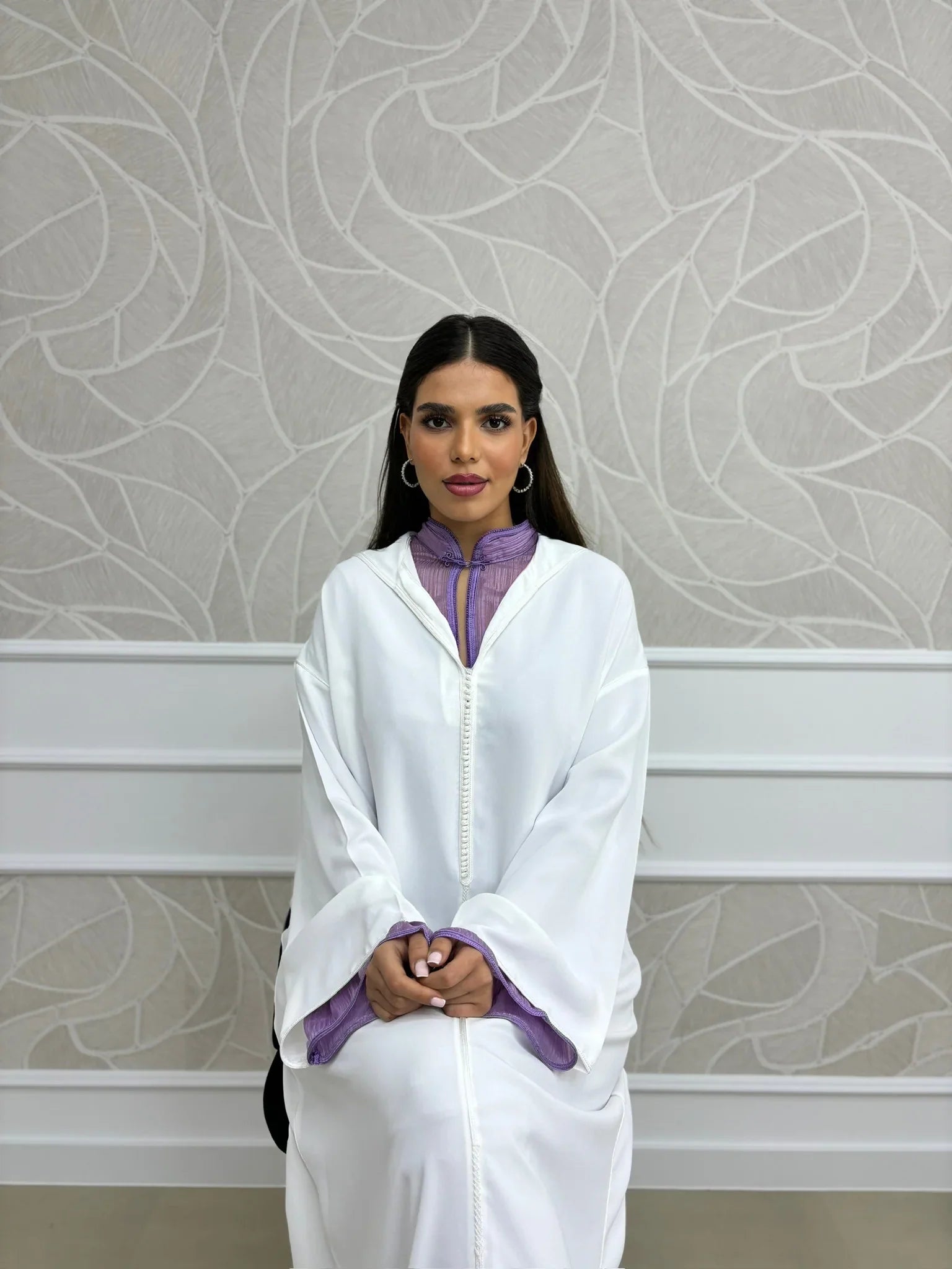 Ibtihal Djellaba – Casual Moroccan Tunic for Everyday Comfort